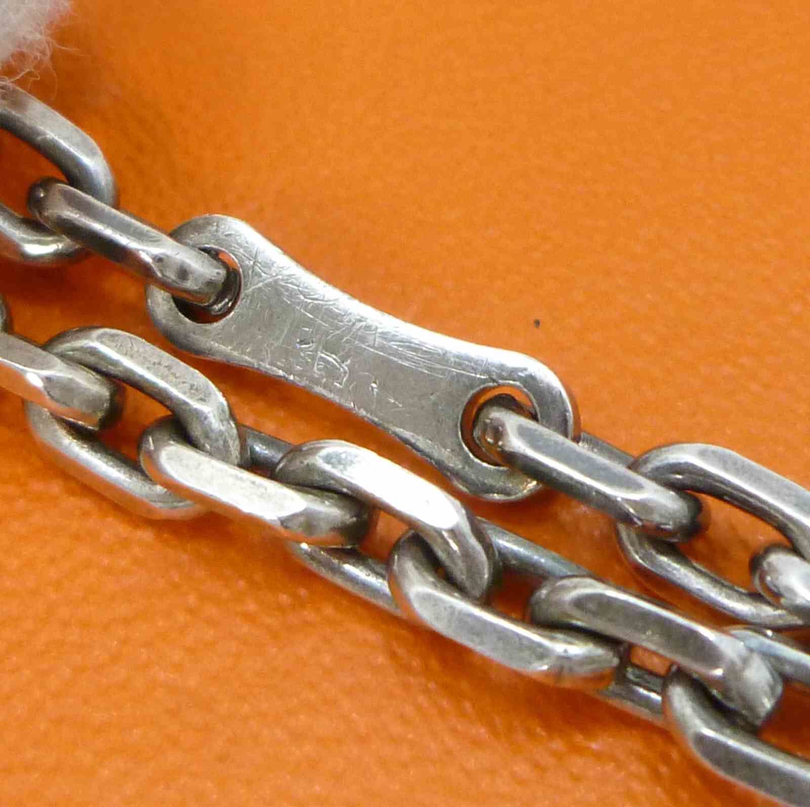 エルメス プラム モチーフ キーホルダー バッグチャーム ボルドー スターリングシルバー - Image 7