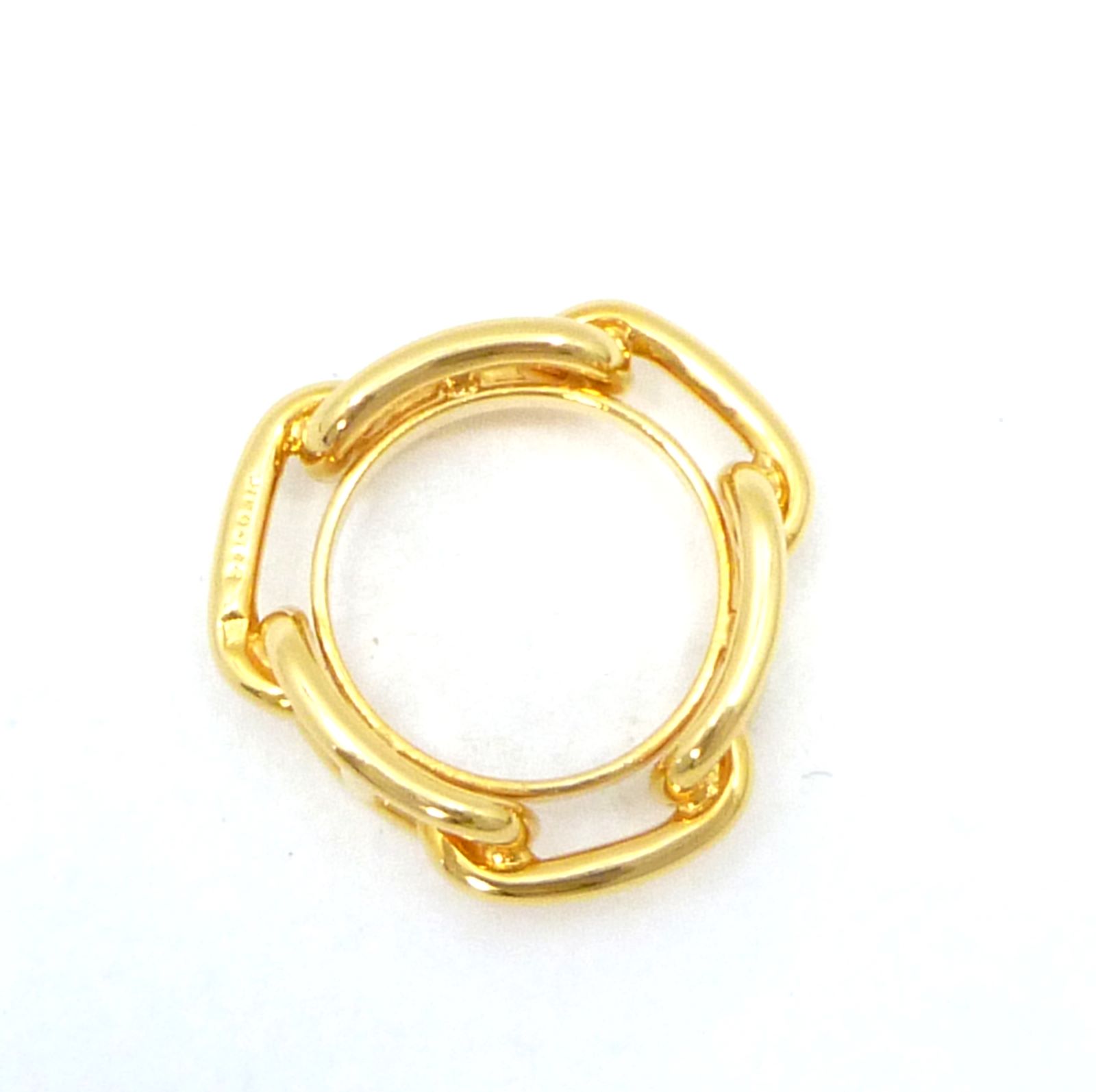 エルメス シェーヌダンクル スカーフリング ゴールド 真鍮 - Image 6