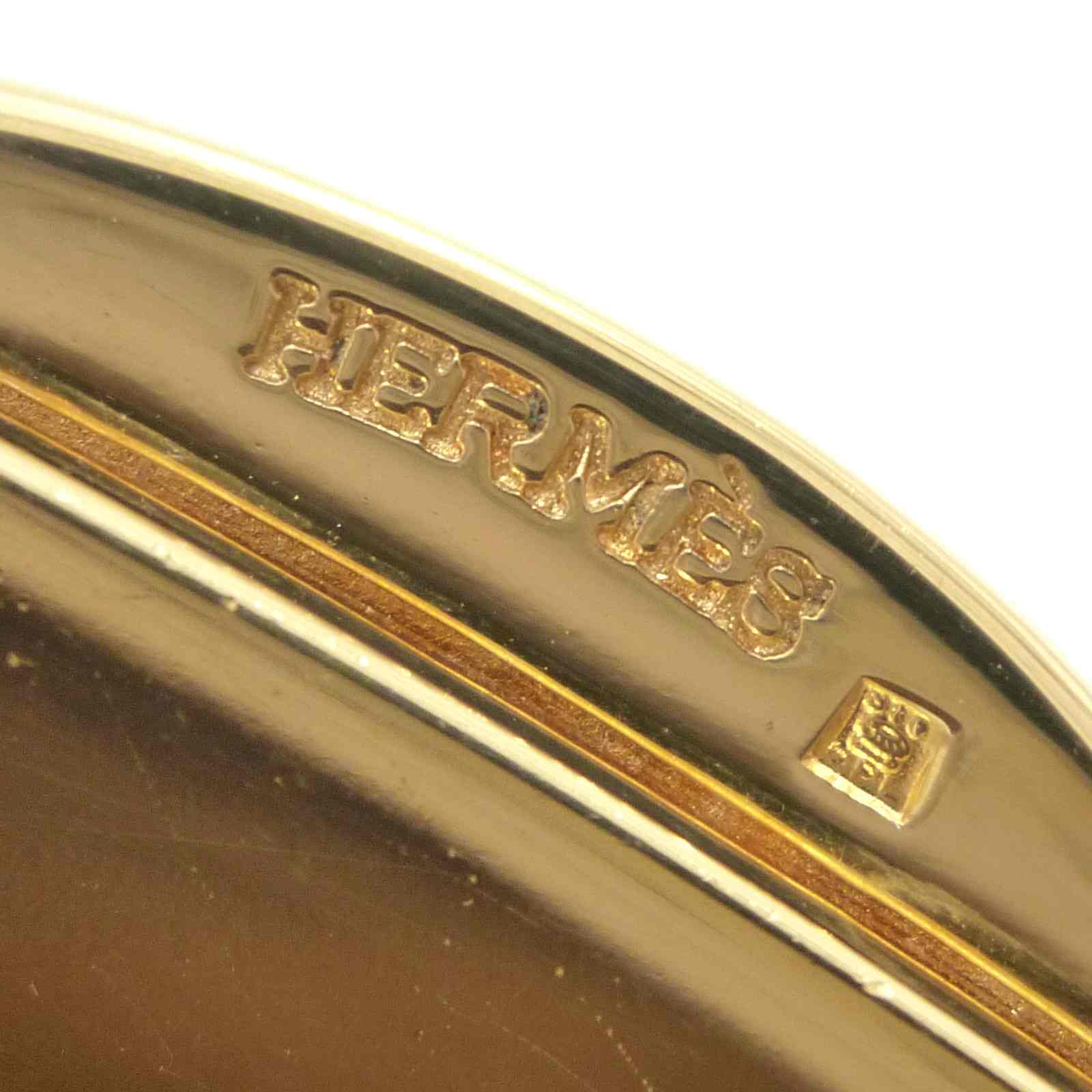 エルメス シェーヌダンクル カフ バングル ブレスレット ゴールド 金属 - Image 6