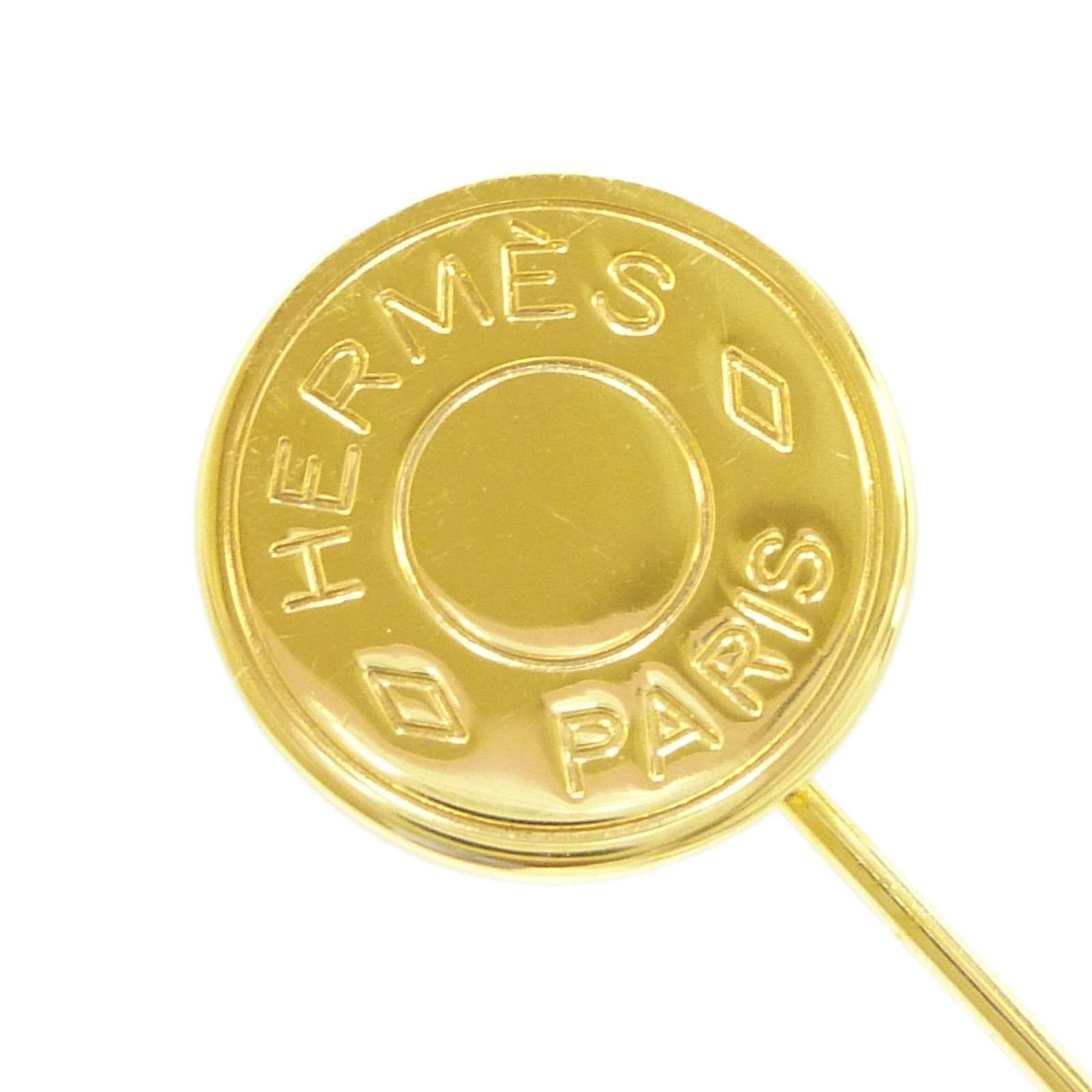 エルメス セリエ ピンブローチ ゴールド - Image 3