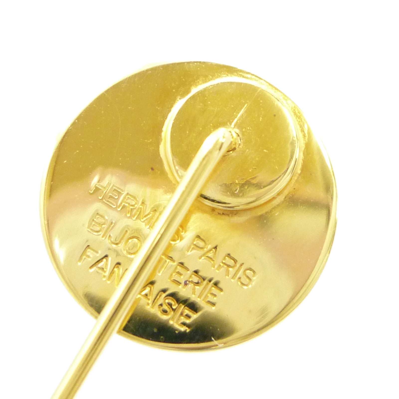 エルメス セリエ ピンブローチ ゴールド - Image 4