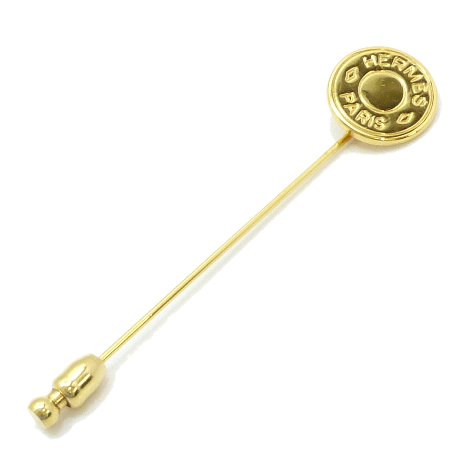 エルメス セリエ ピンブローチ ゴールド - Image 7