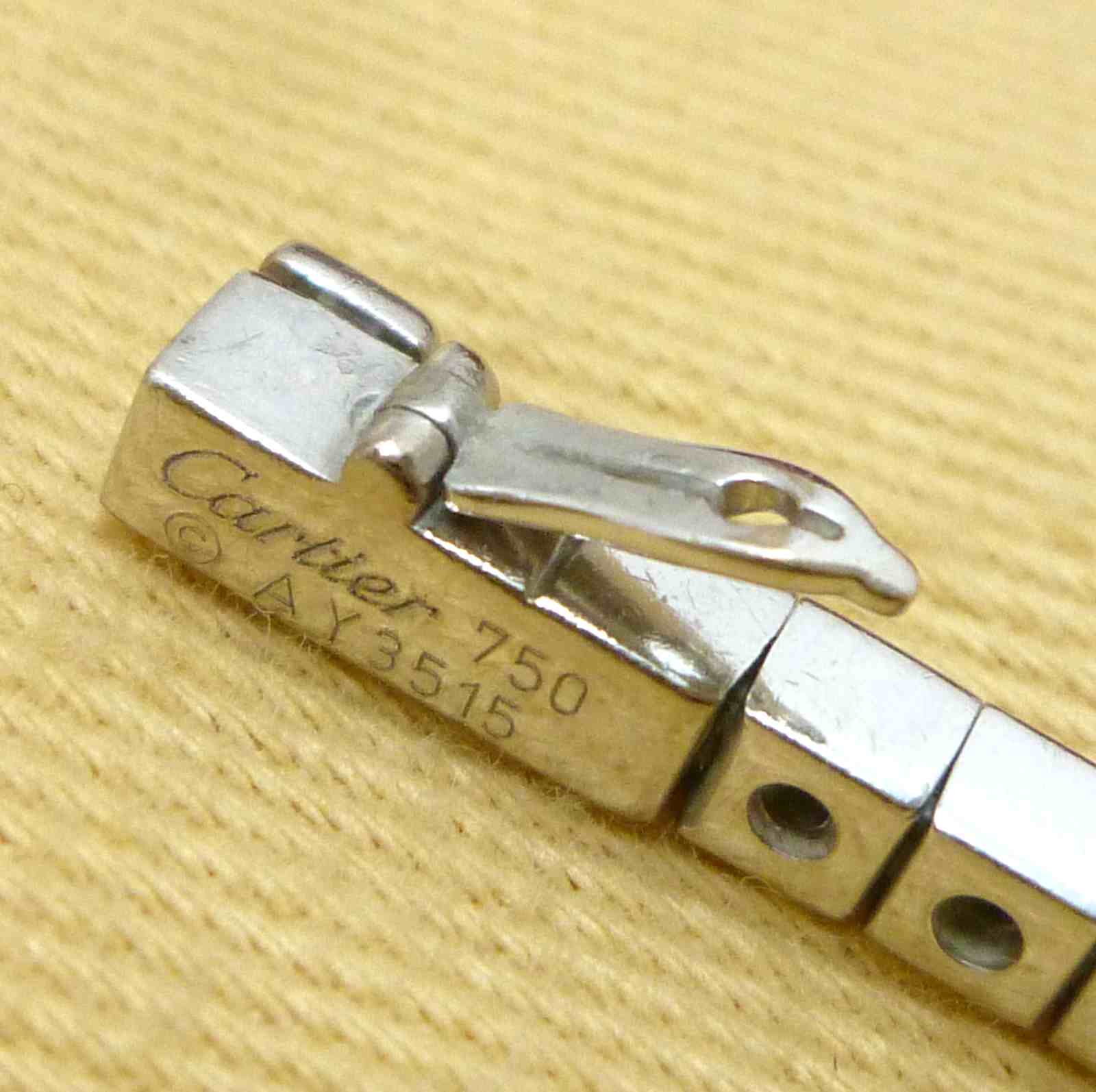 カルティエ ラニエール ブレスレット サイズ17 WG K18 750 AY3515 ホワイトゴールド - Image 9