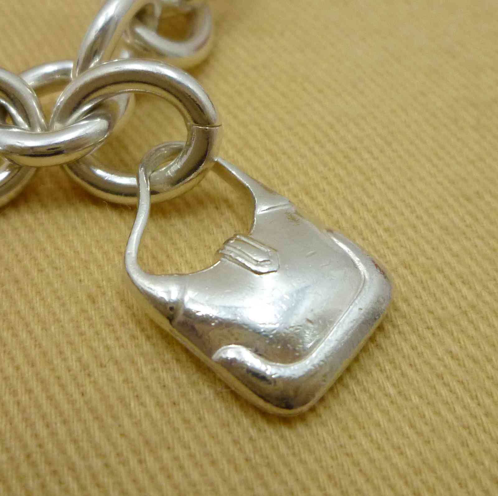 エルメス アミュレット 5 鞄モチーフ ブレスレット スターリングシルバー - Image 6