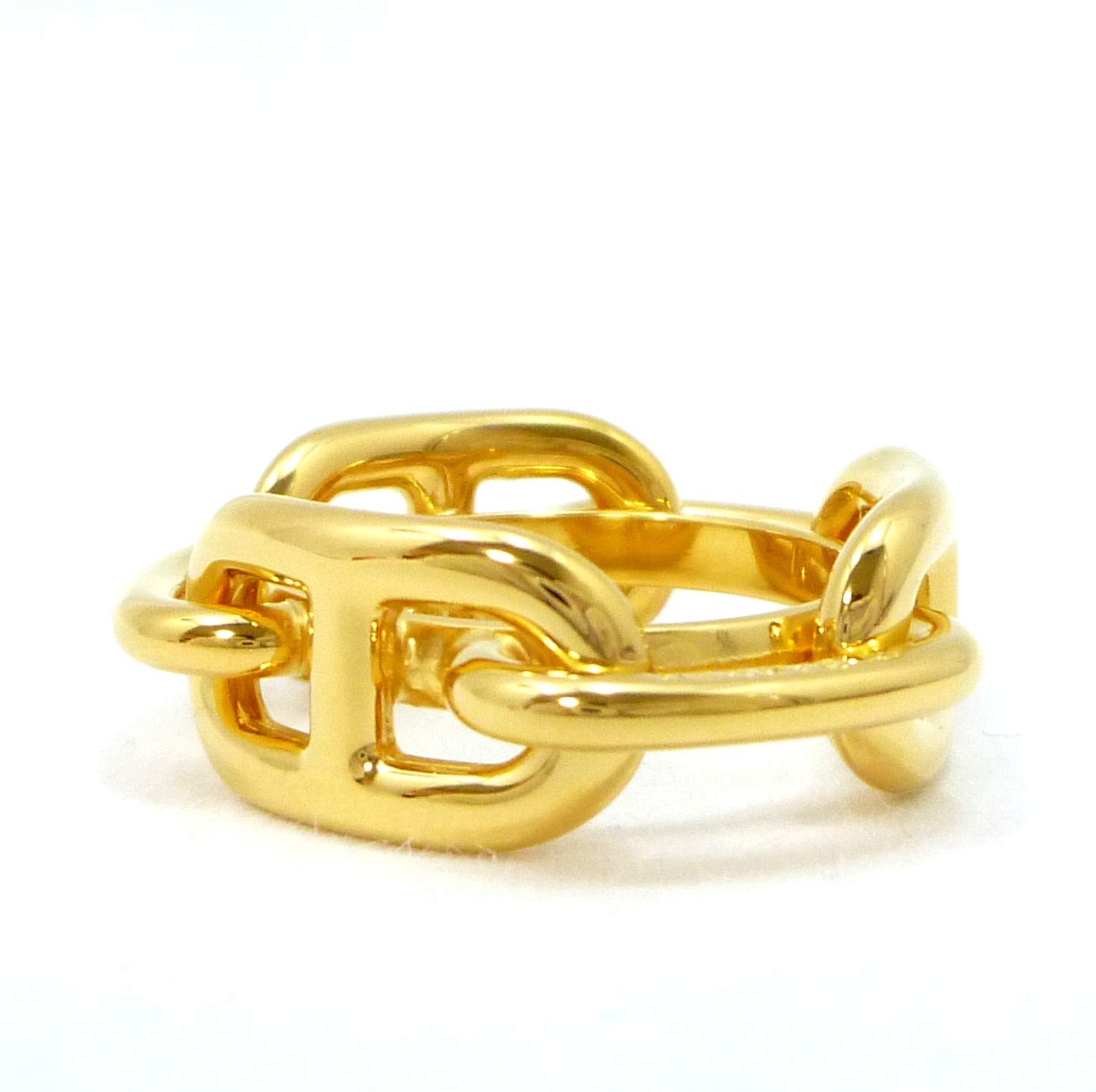 エルメス シェーヌダンクル スカーフリング ゴールド - Image 4