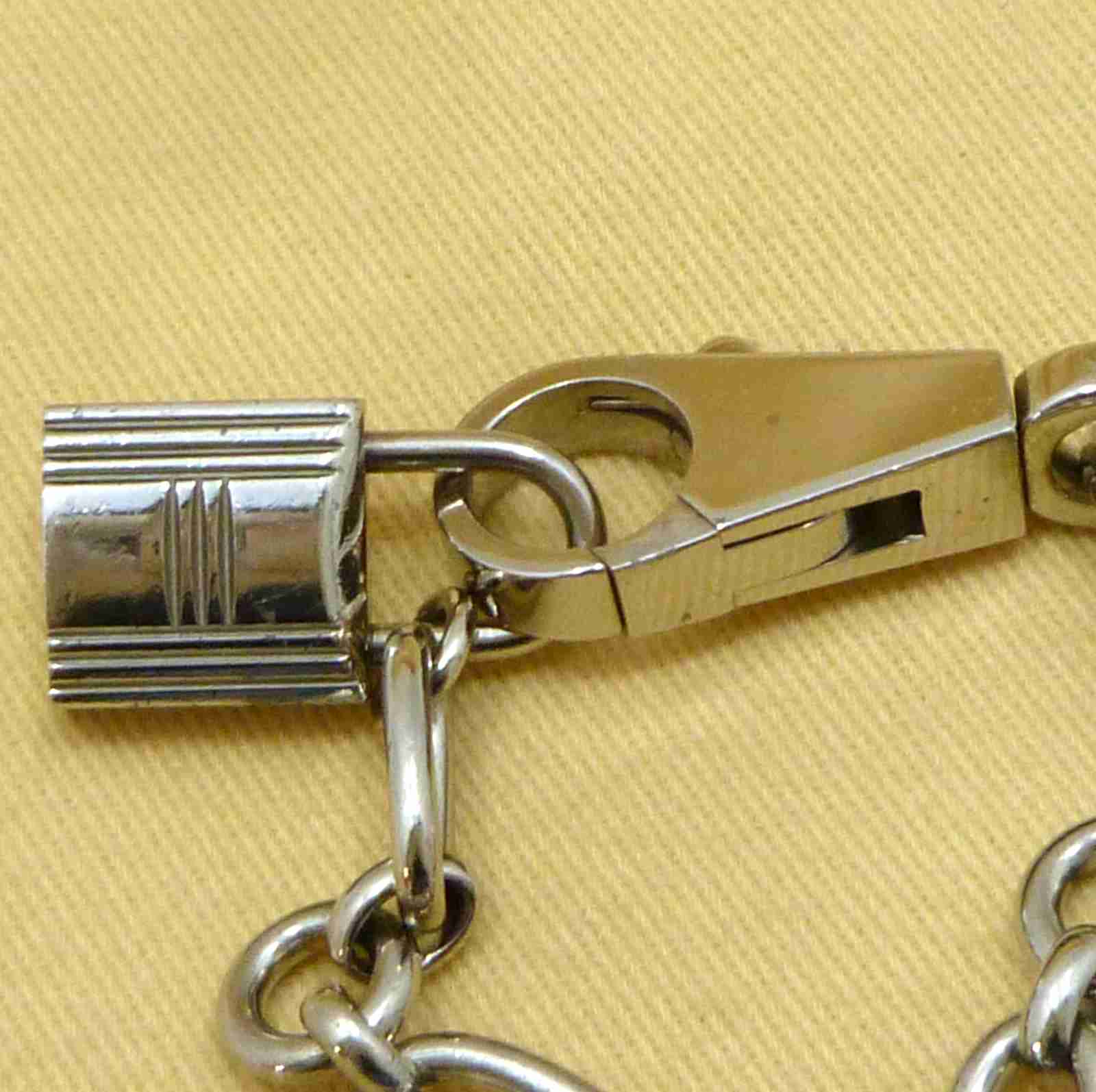 エルメス アミュレット4 カデナ シェーヌダンクル セリエ バッグチャーム シルバー - Image 14