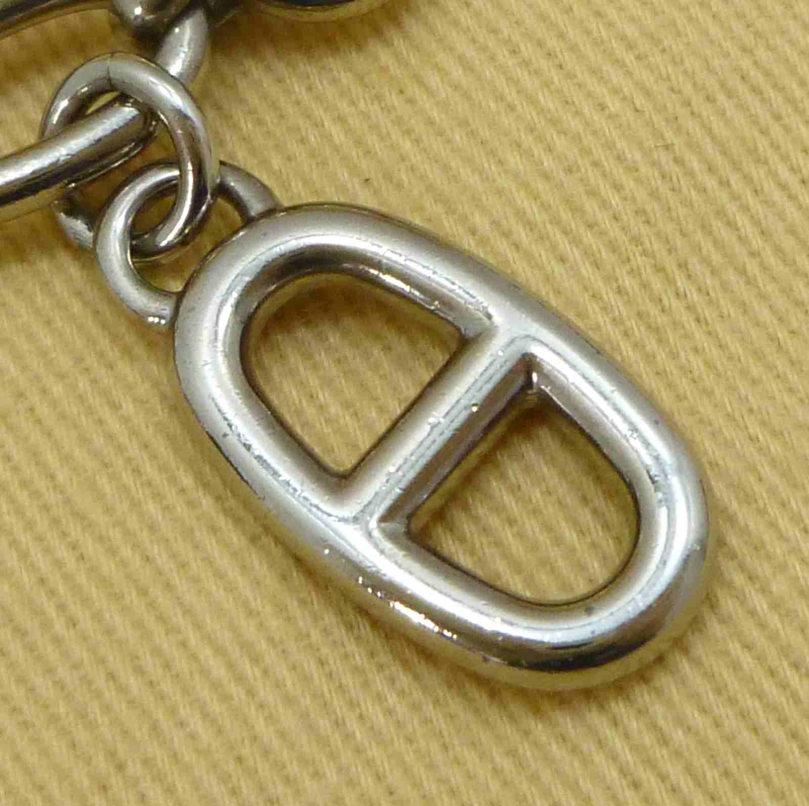 エルメス アミュレット4 カデナ シェーヌダンクル セリエ バッグチャーム シルバー - Image 6