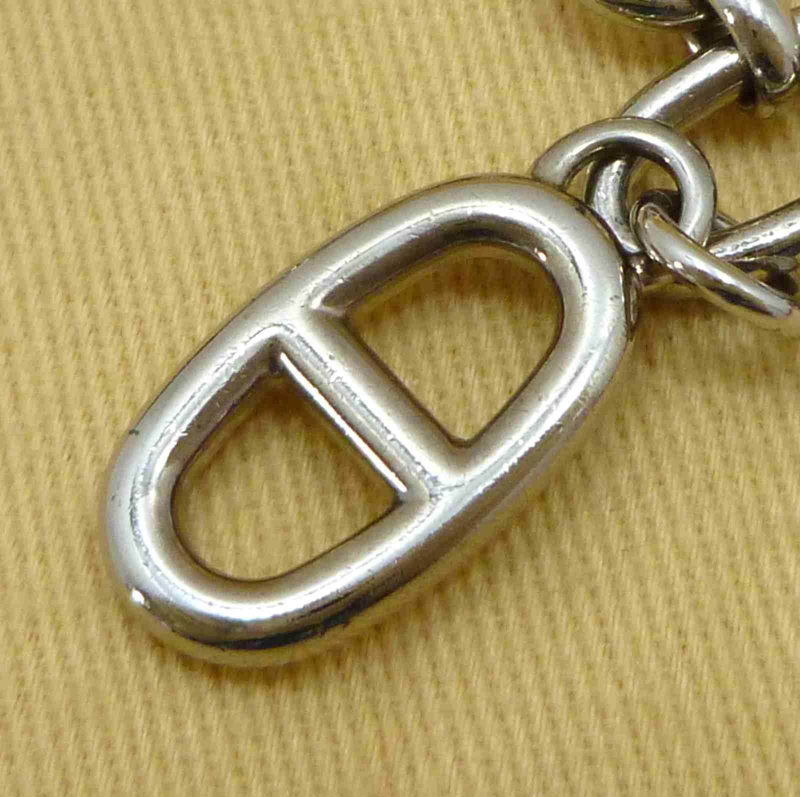 エルメス アミュレット4 カデナ シェーヌダンクル セリエ バッグチャーム シルバー - Image 7