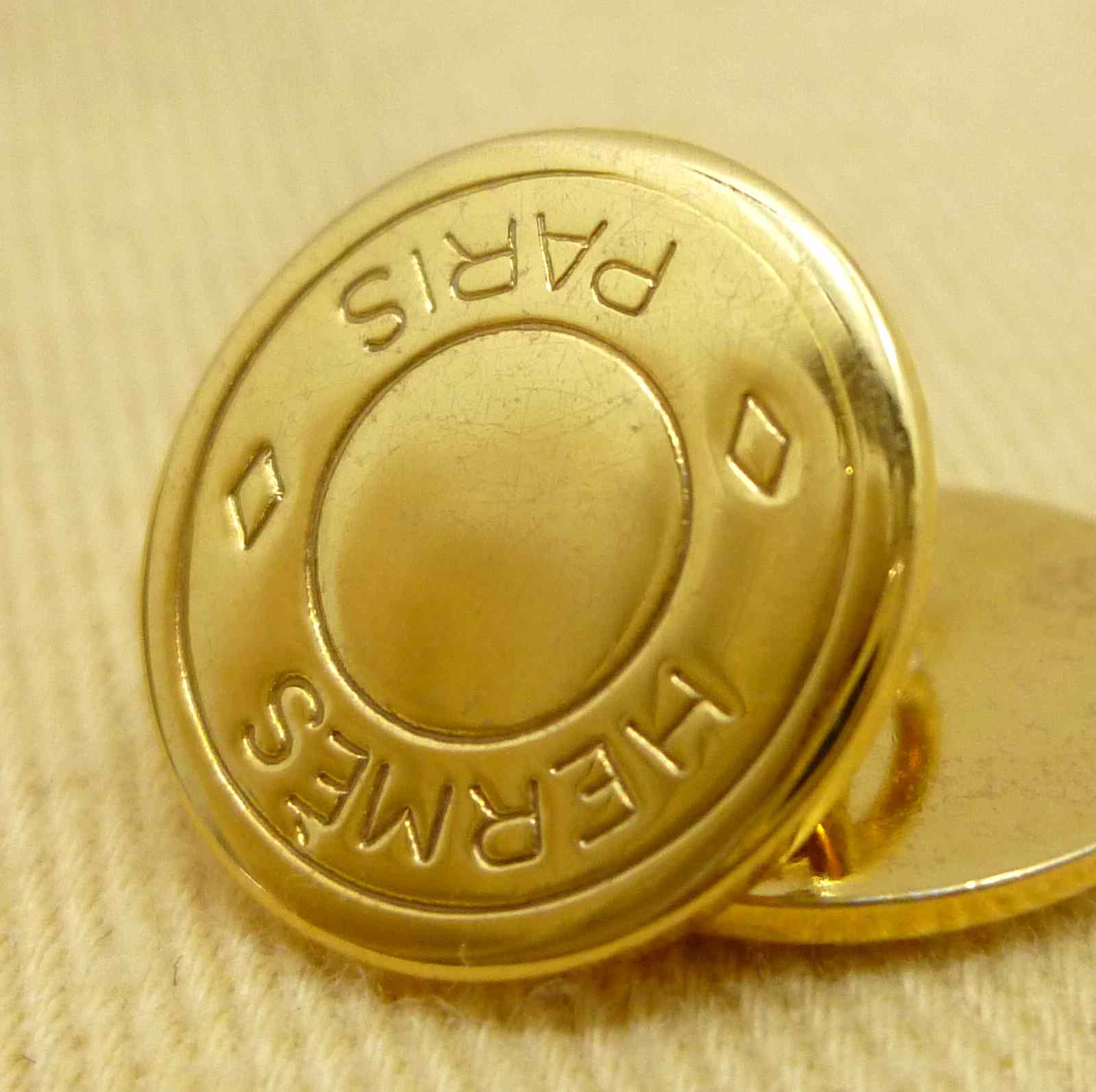 エルメス セリエ カフスリンク カフスボタン ゴールド - Image 3