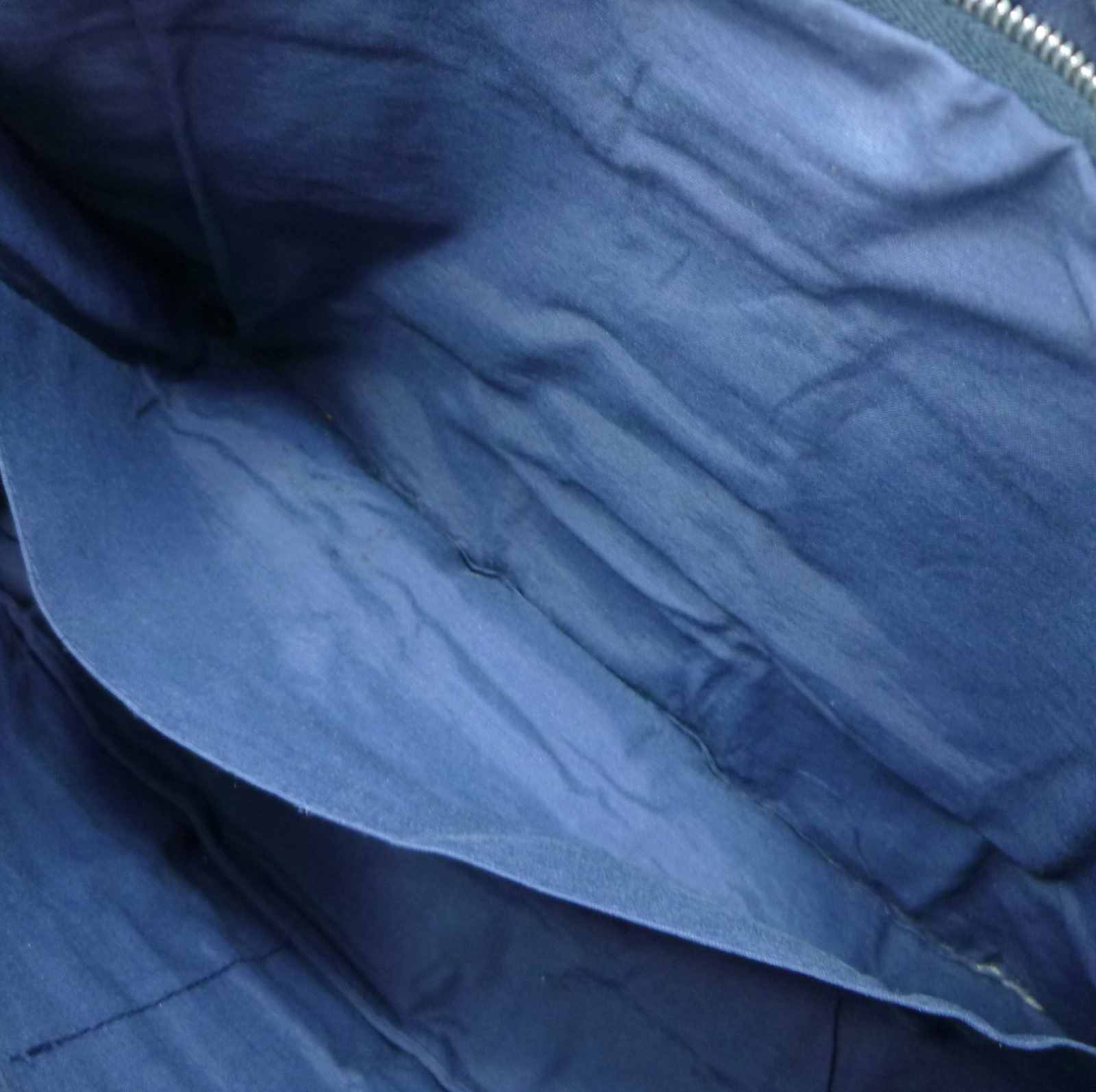 エルメス フールトゥ ポーチ クラッチバッグ ブルー キャンバス - Image 16